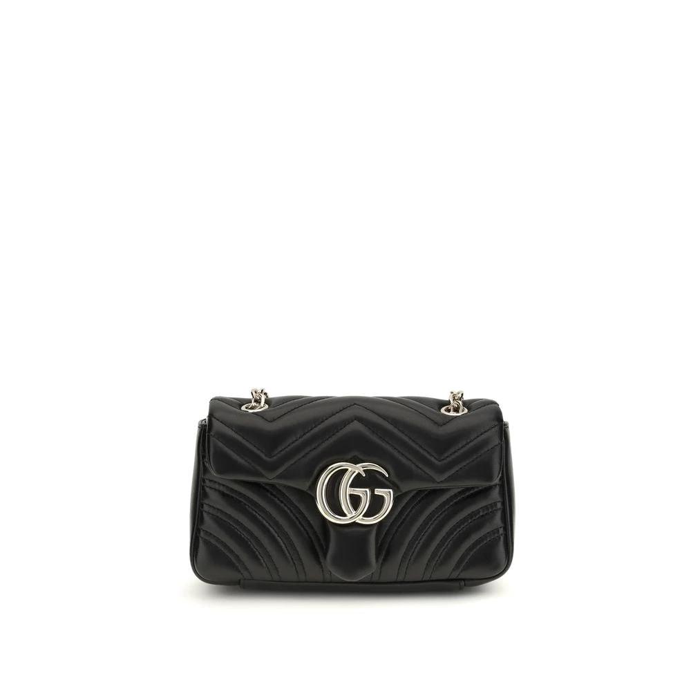 Gucci Black Calf Leather Bos Taurus Shoulder Bag by Gucci