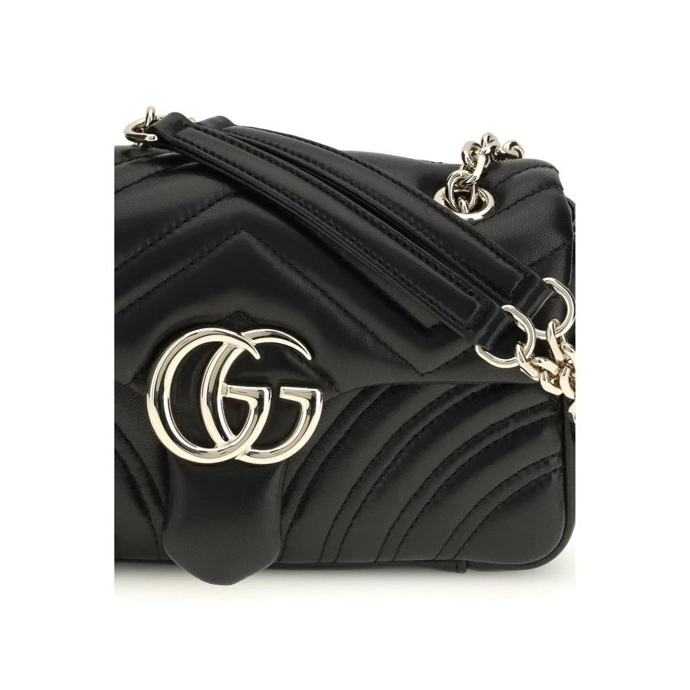 Gucci Black Calf Leather Bos Taurus Shoulder Bag by Gucci