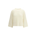 Fabiana Filippi Beige Fleece Wool Sweatshirt by Fabiana Filippi