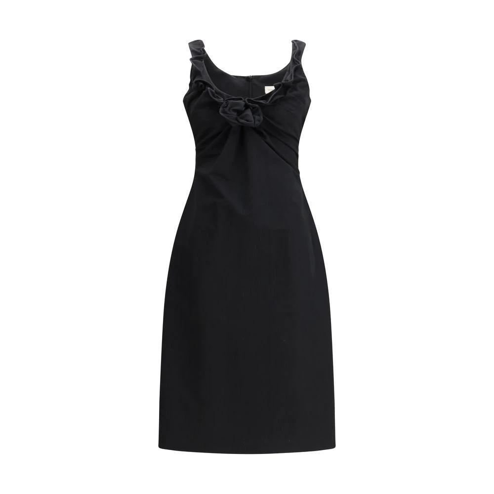 Magda Butrym Black Cotton Casual Dress by Magda Butrym