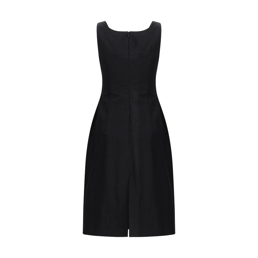 Magda Butrym Black Cotton Casual Dress by Magda Butrym