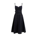 Self-Portrait Blue Cotton Casual Dress