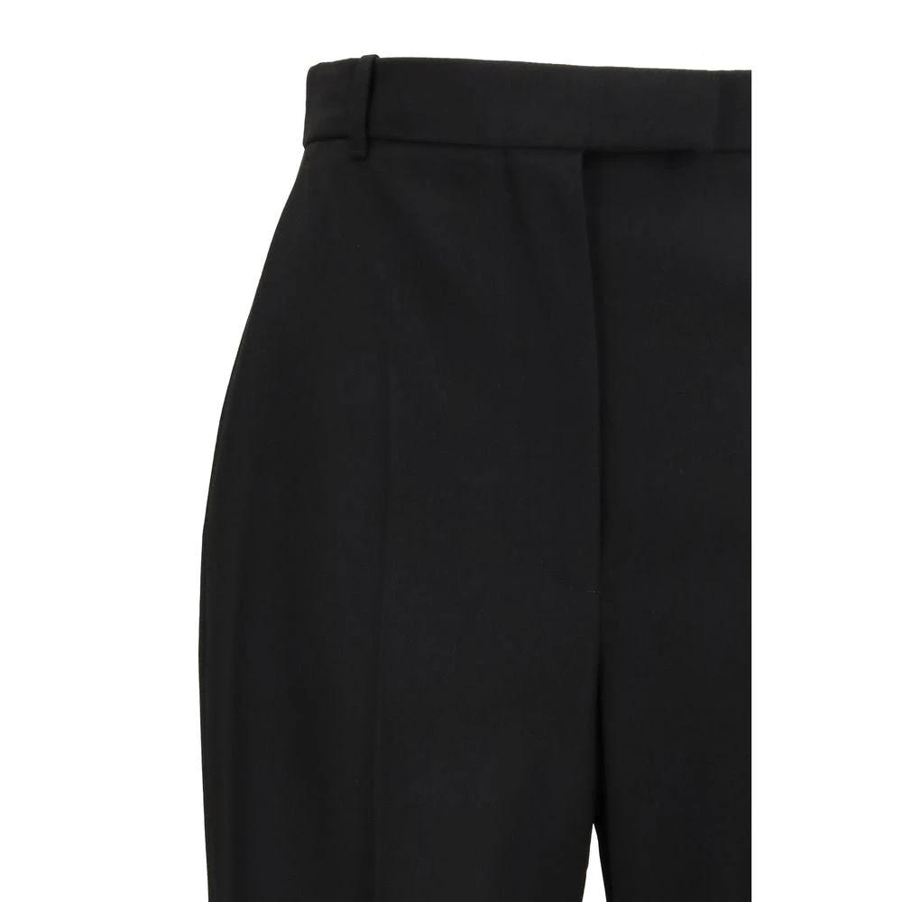 Alexander McQueen Black Cotton Dress Pants by Alexander McQueen