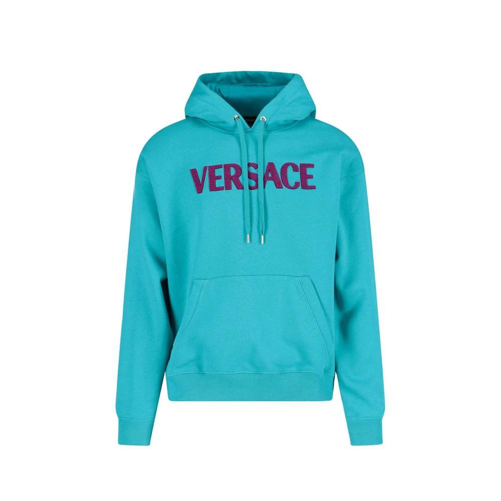 Versace Bicolor Cotton Sweatshirt by Versace