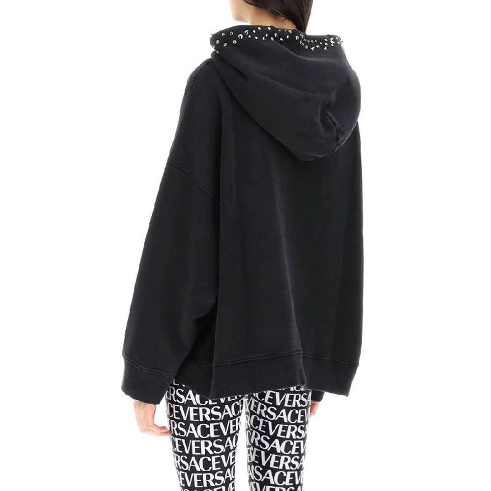 Versace Black Cotton Sweatshirt by Versace