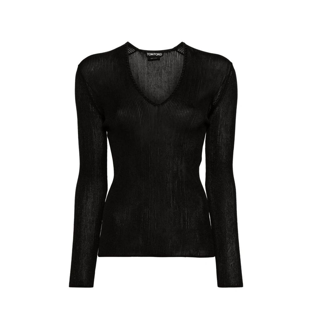 Tom Ford Black Polyamide Tank Tops by Tom Ford