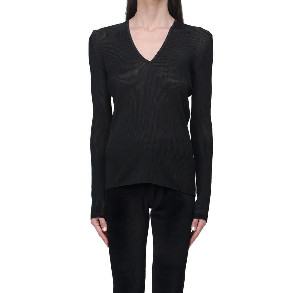 Tom Ford Black Polyamide Tank Tops by Tom Ford