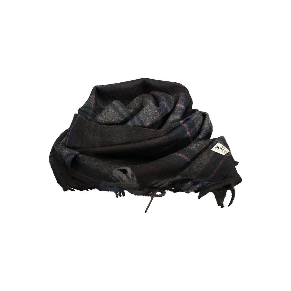 Rifle Black Polyester Mens Scarf