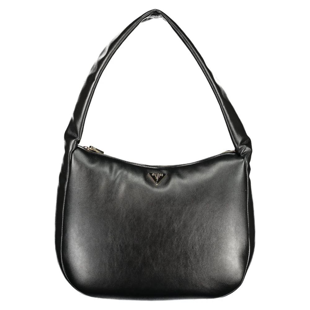 Guess Jeans Nero Poliuretano Women Handbag