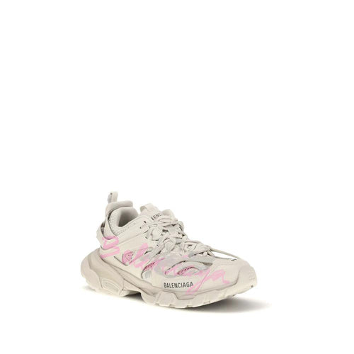 Balenciaga Beige Polyester Athletic Sneakers by Balenciaga