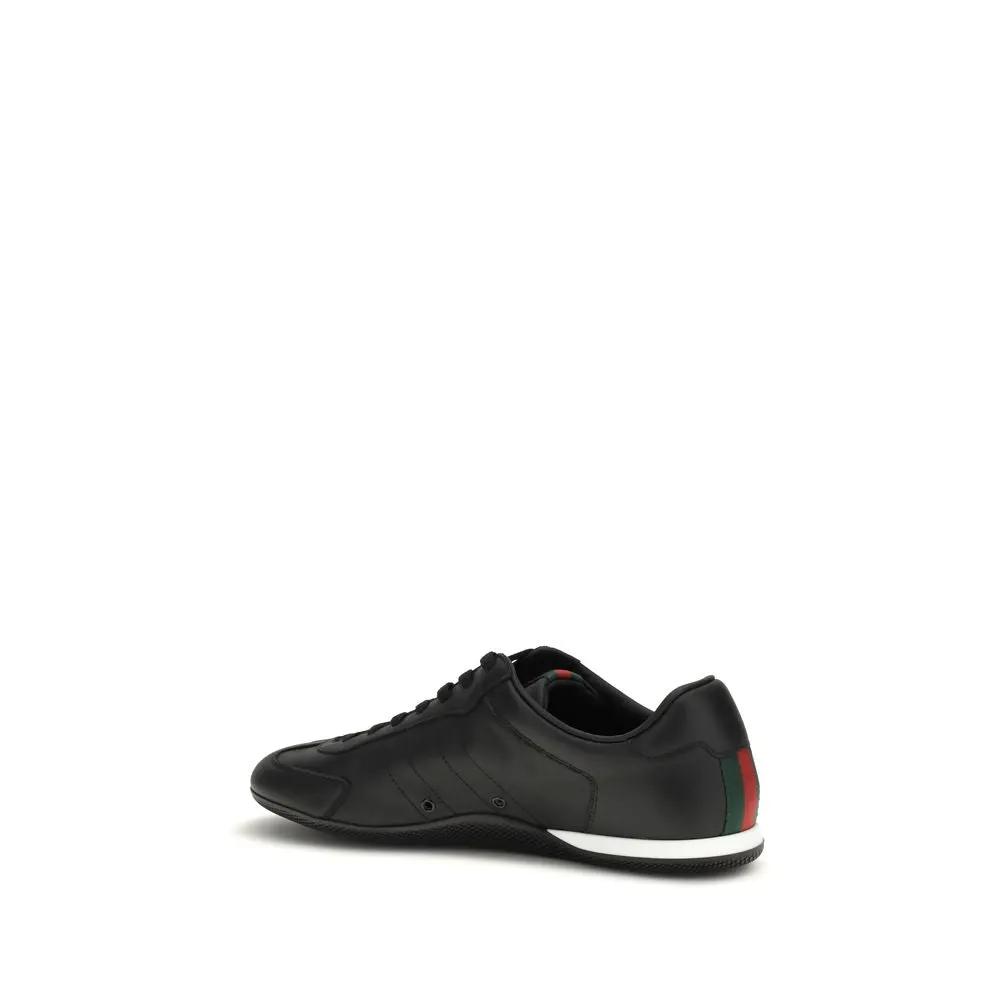 Baskets basses Gucci Bos Taurus en cuir de veau noir