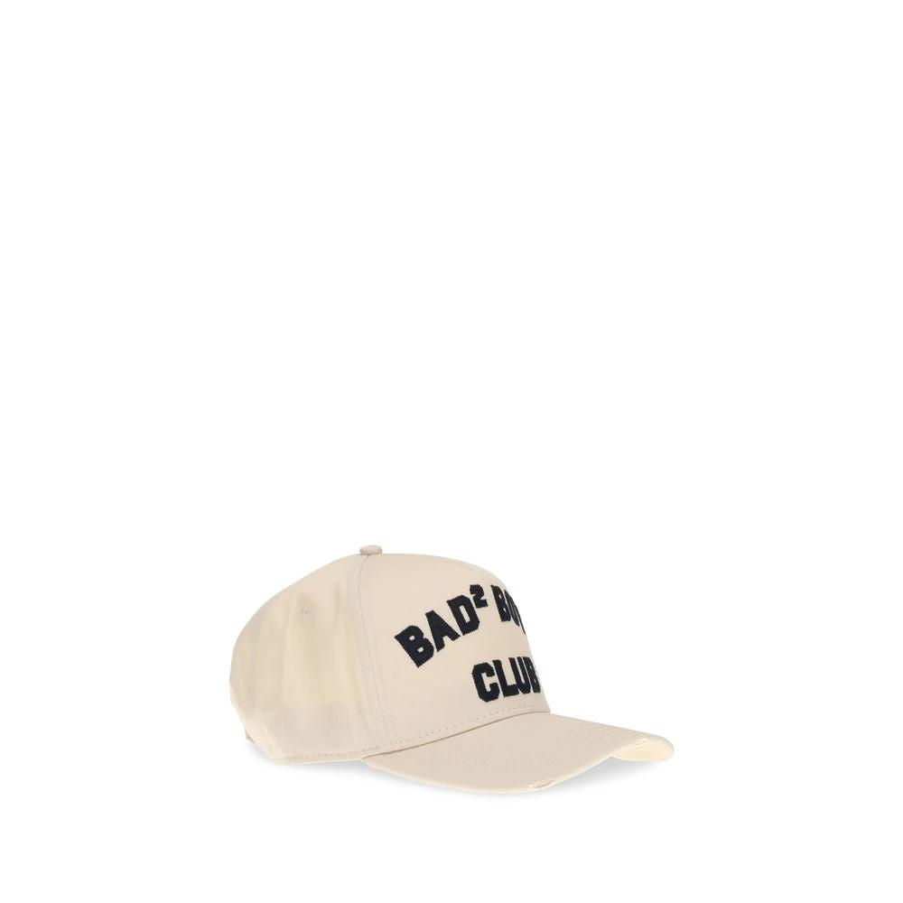 Dsquared² Beige Cotton Cap (Baseball Hat) by Dsquared²