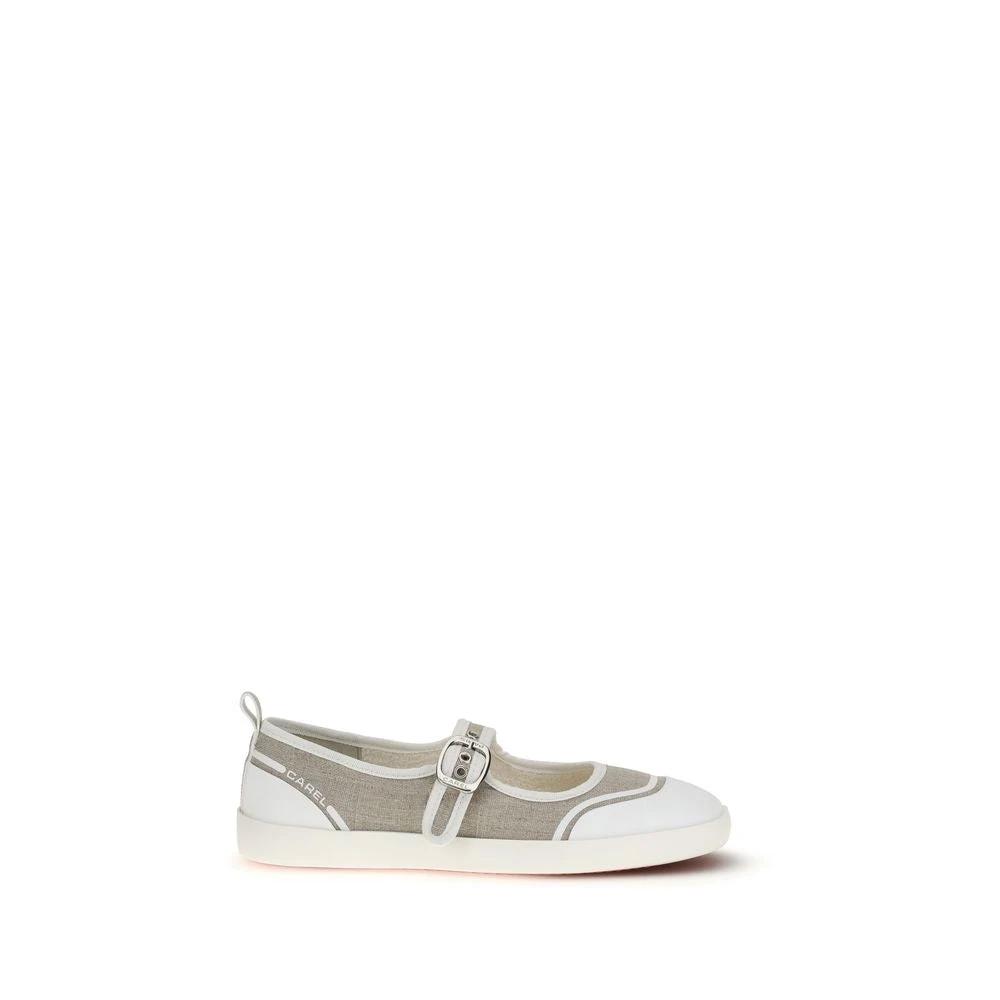 Ballerines Carel Paris en coton beige
