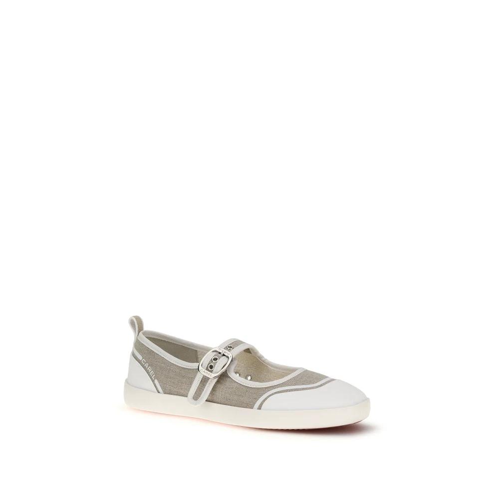 Ballerines Carel Paris en coton beige