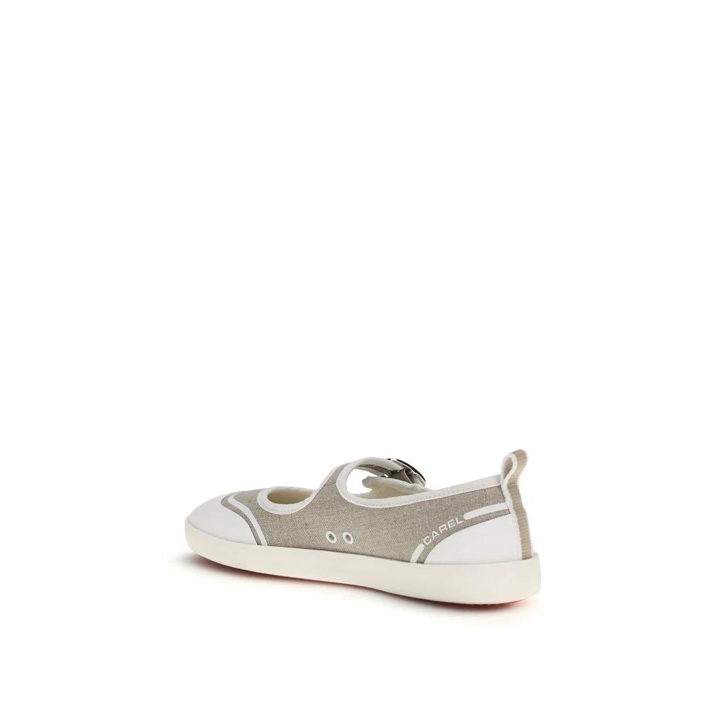 Ballerines Carel Paris en coton beige