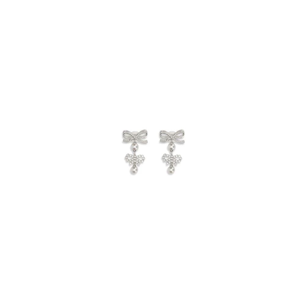 Self-Portrait Silver Brass Earrings by Self-Portrait