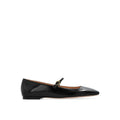 Gianvito Rossi Black Calfskin Ballet Flats by Gianvito Rossi