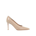 Gianvito Rossi Beige Calfskin High Heel Pumps by Gianvito Rossi
