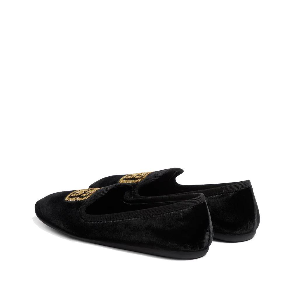 Miu Miu Black Fabric Flats by Miu Miu
