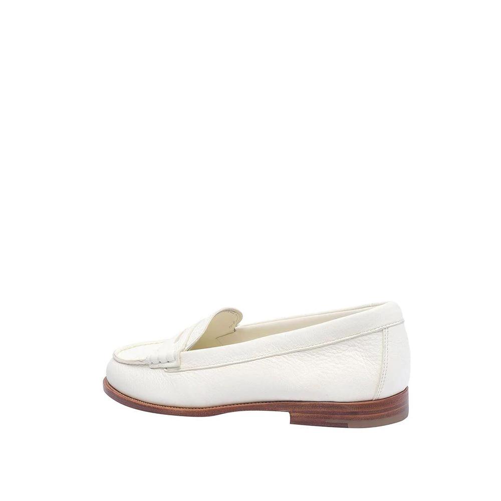 Church's White Calfskin Slip-On Loafers by Church's