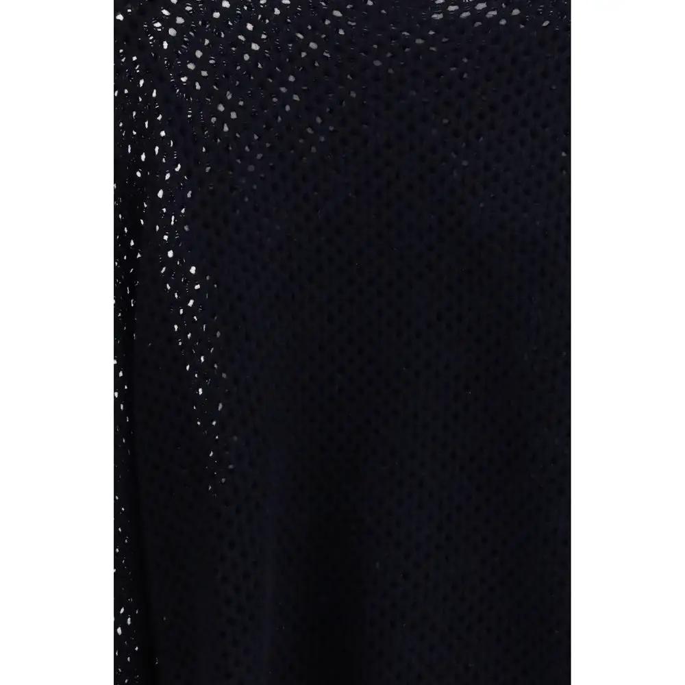 Allude Blue Wool Sweatshirt