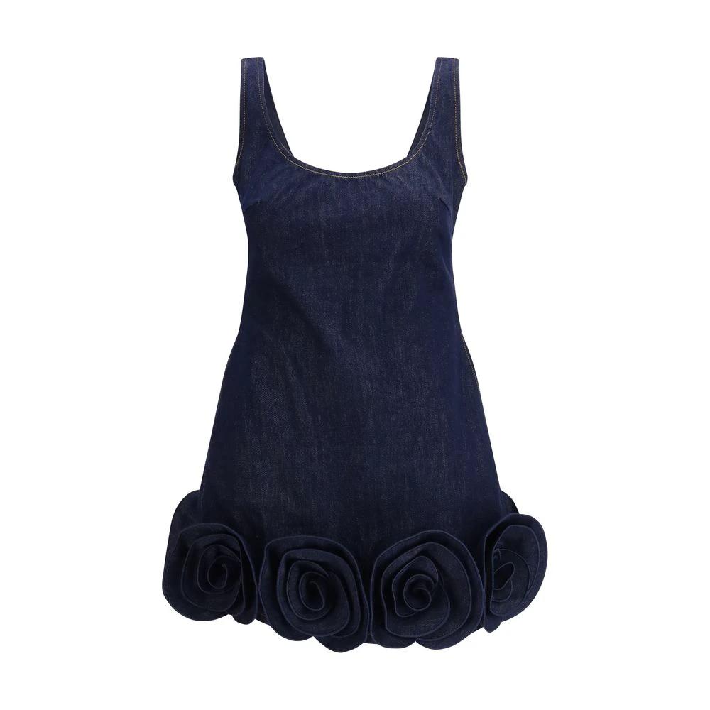 Self-Portrait Blue Cotton Casual Dress by Self-Portrait