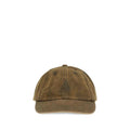 The Attico Brown Cotton Cap (Baseball Hat)