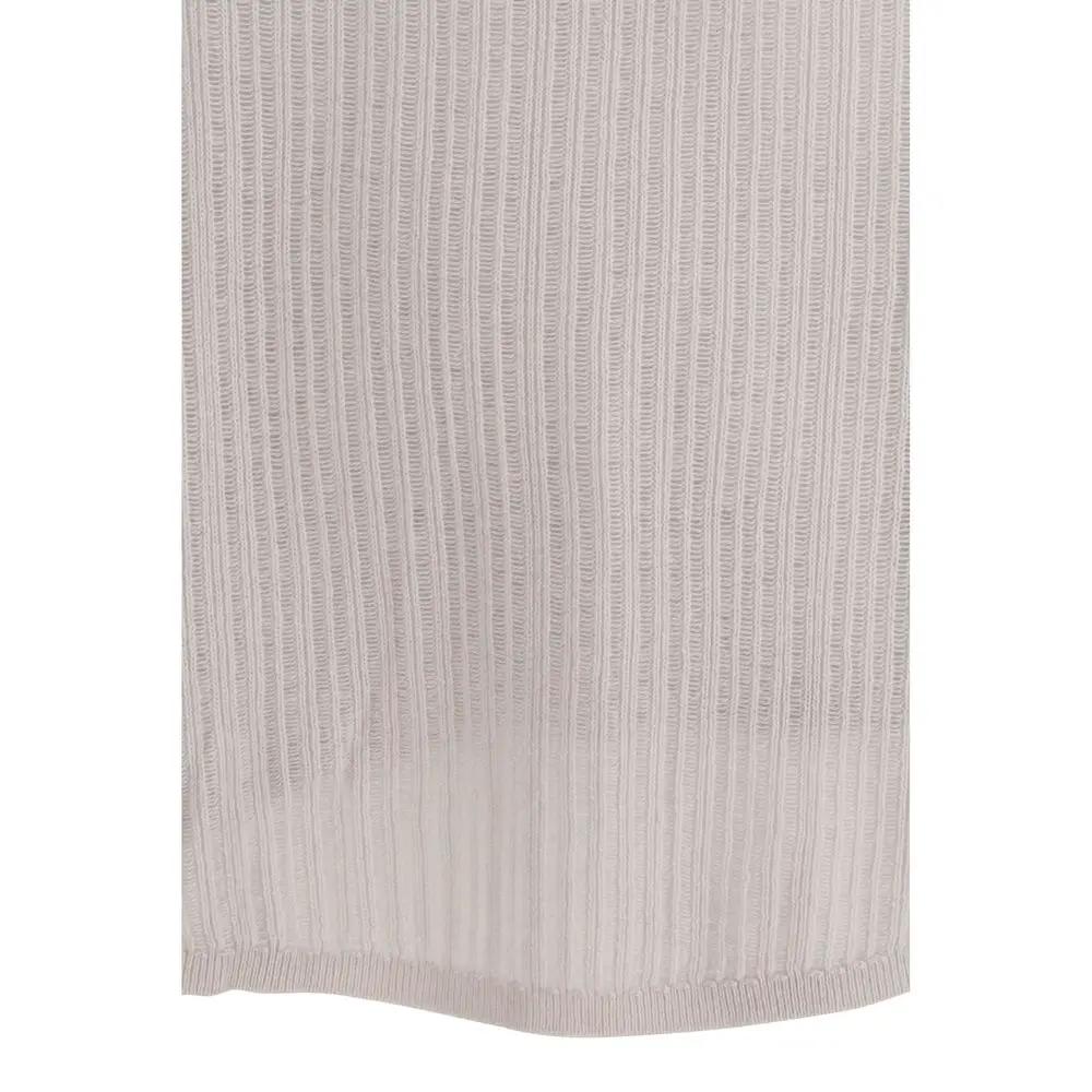 Allude White Cashmere Sweater