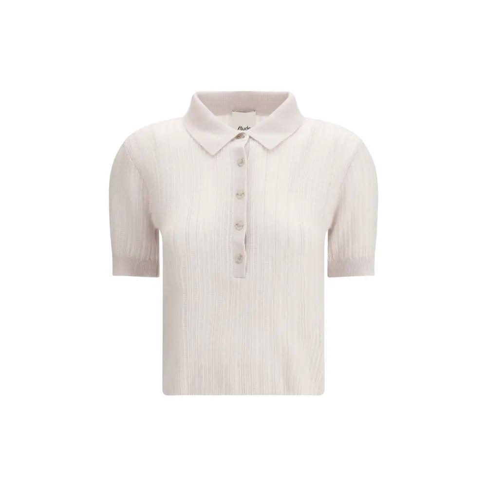 Allude Beige Cashmere Sweatshirt