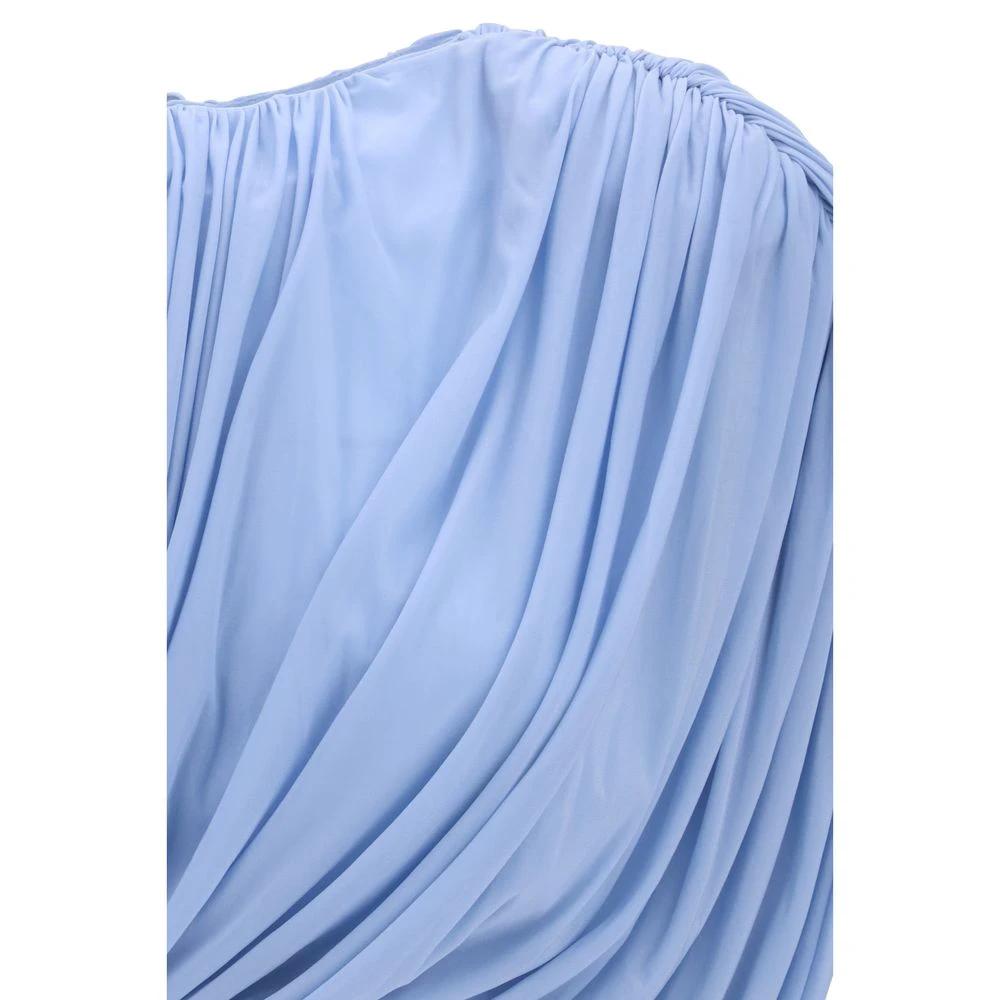 Magda Butrym Blue Copper Blouse by Magda Butrym