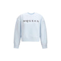 Alexander McQueen Blue Cotton Sweatshirt by Alexander McQueen
