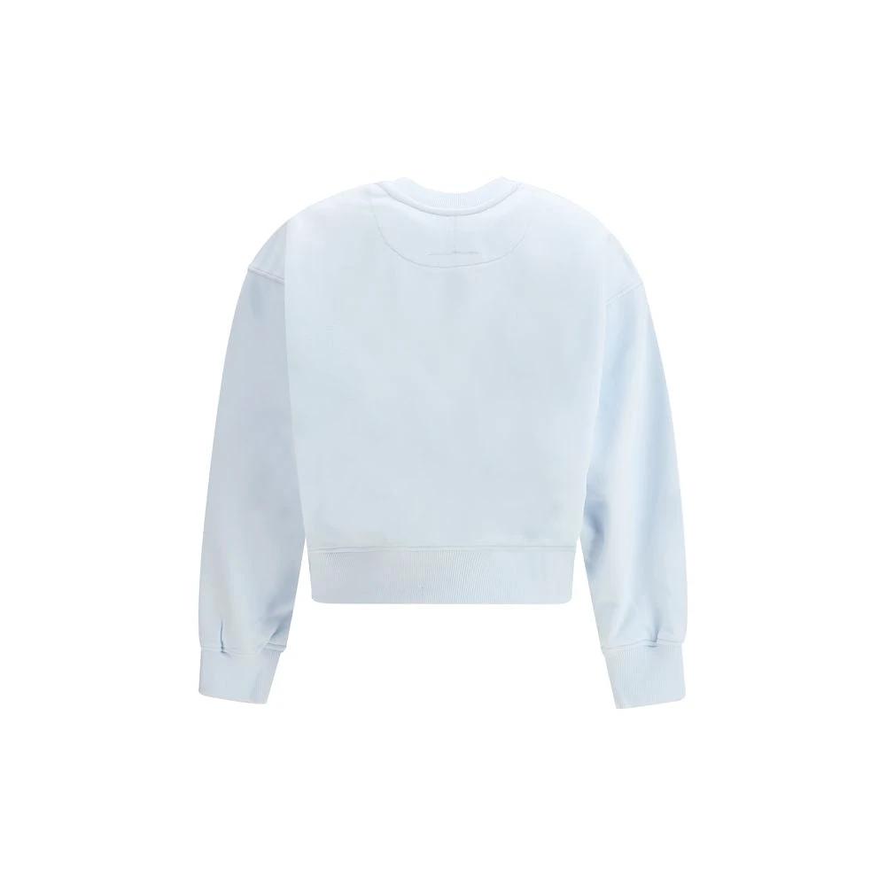 Alexander McQueen Blue Cotton Sweatshirt by Alexander McQueen