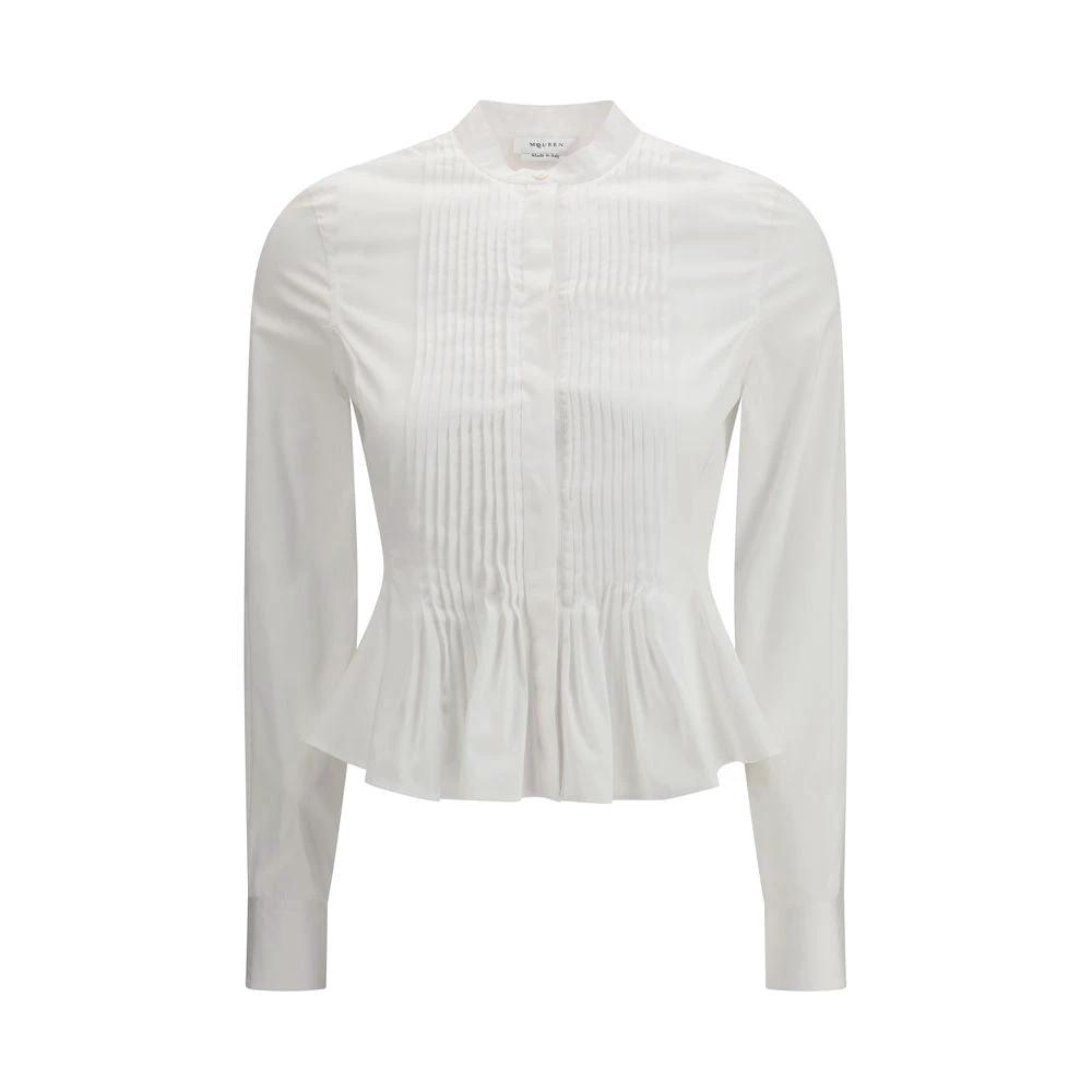 Alexander McQueen White Cotton Dress Shirt by Alexander McQueen
