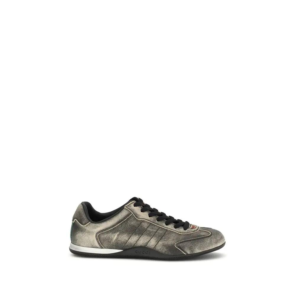 Baskets basses Gucci Bos Taurus en cuir de veau noir