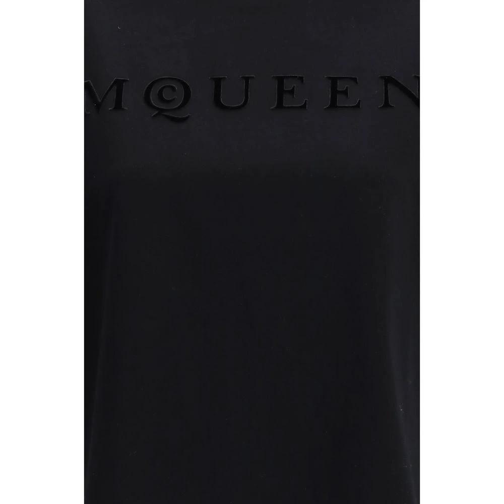 Alexander McQueen Black Cotton T-Shirt by Alexander McQueen