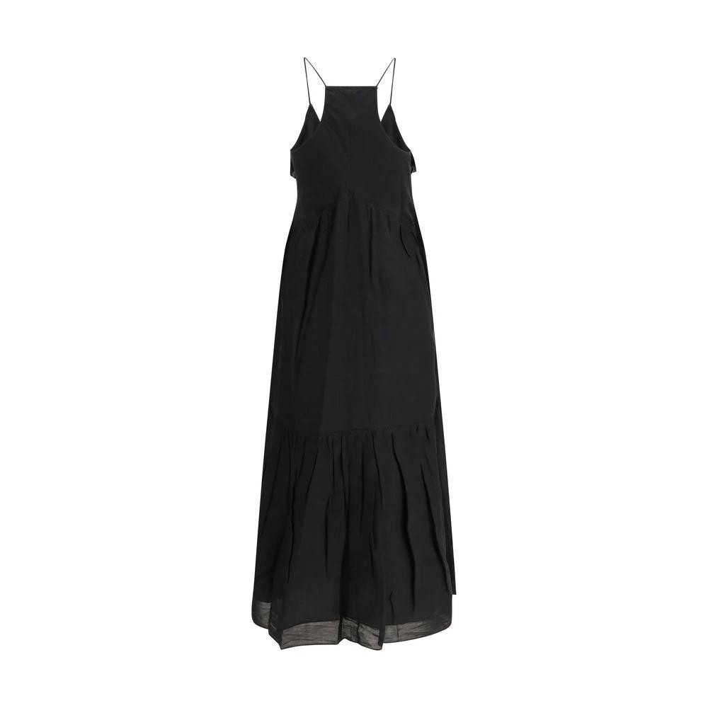 Robe décontractée en coton noir Marant Étoile