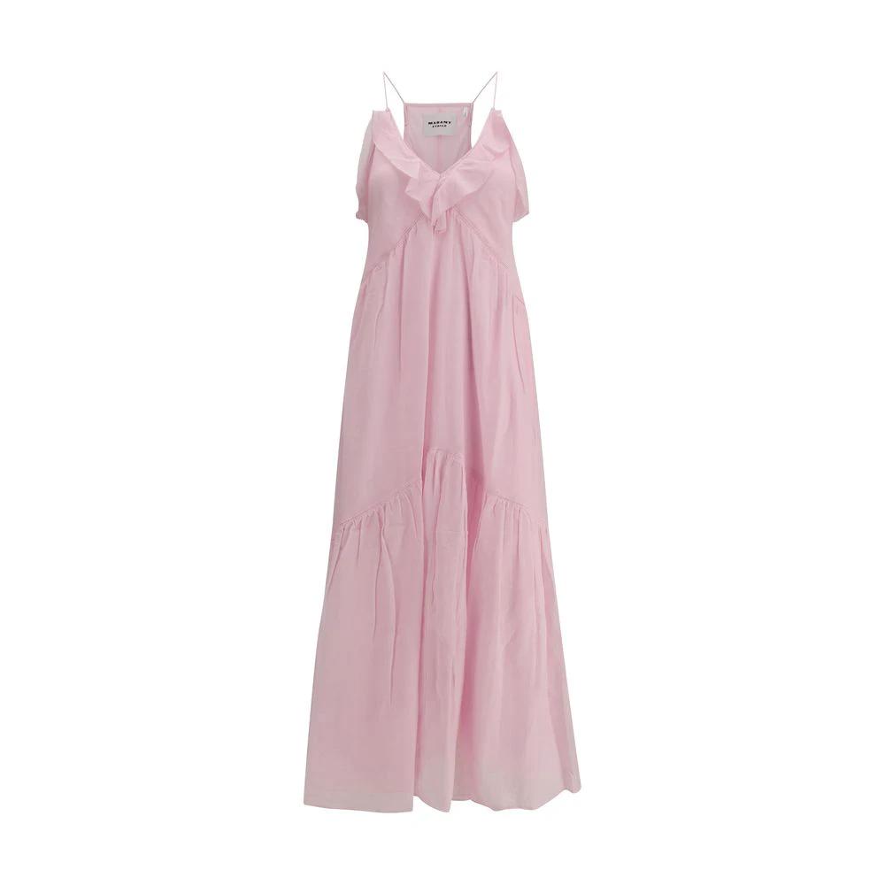 Marant Etoile Multicolor Cotton Casual Dress