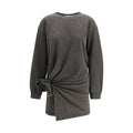 Robe décontractée en coton gris Marant Étoile