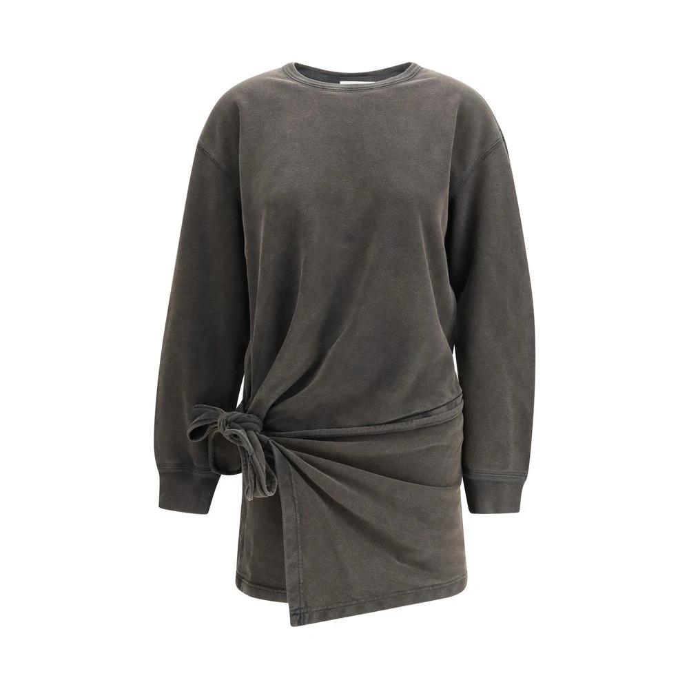 Robe décontractée en coton gris Marant Étoile