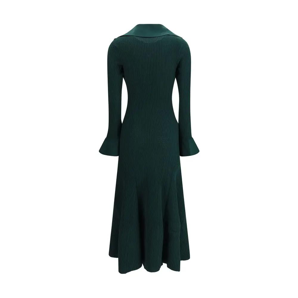 Robe décontractée bicolore en viscose Self-Portrait