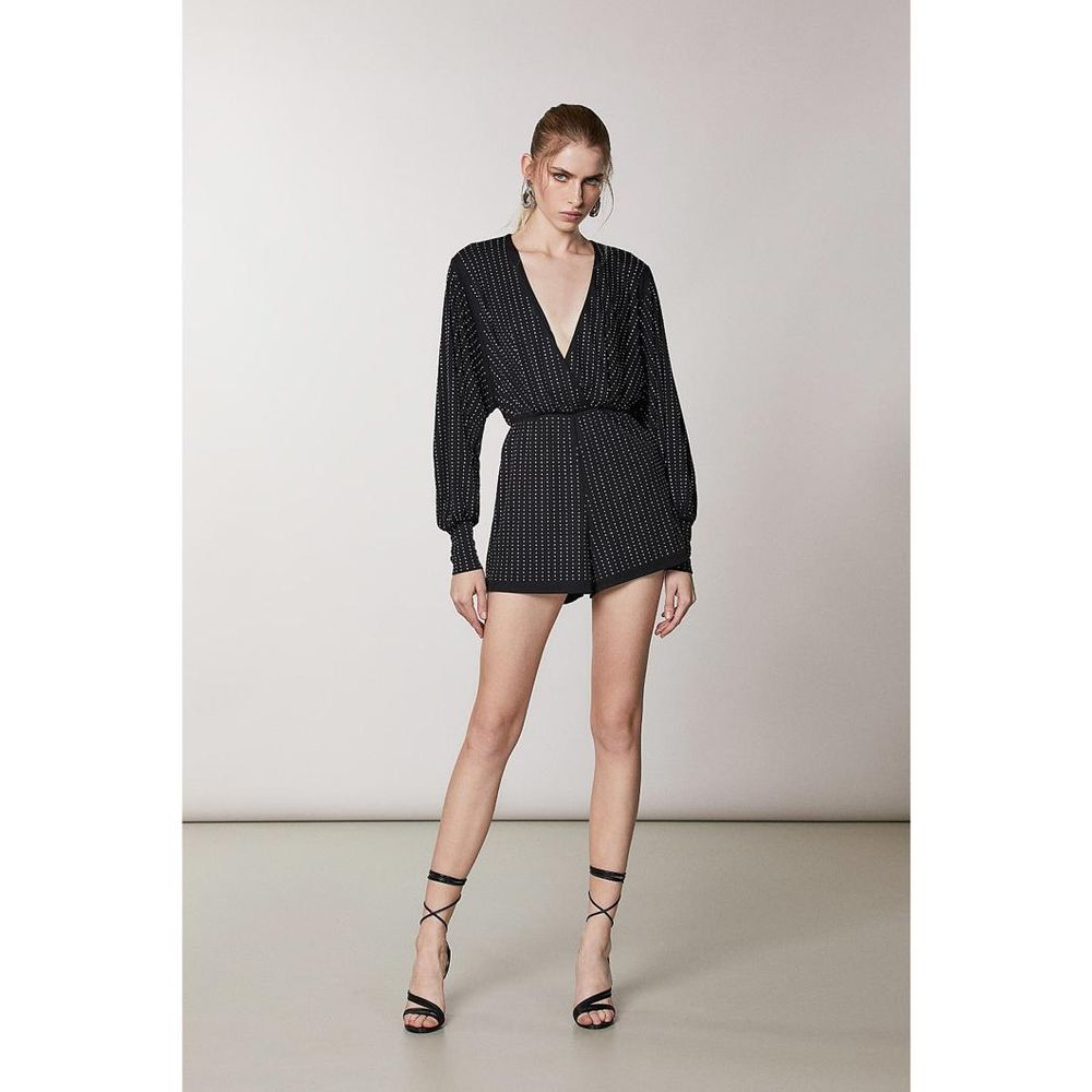 Patrizia Pepe Black Polyester Jumpsuit