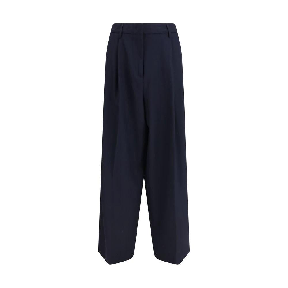 Fabiana Filippi Blue Polyester Casual Pants by Fabiana Filippi