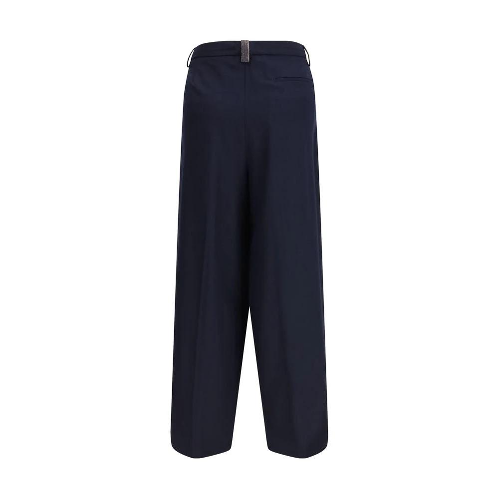 Fabiana Filippi Blue Polyester Casual Pants by Fabiana Filippi