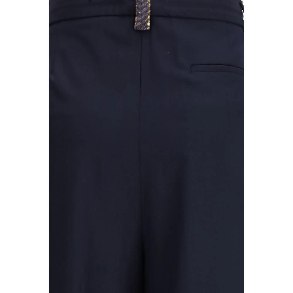 Fabiana Filippi Blue Polyester Casual Pants by Fabiana Filippi