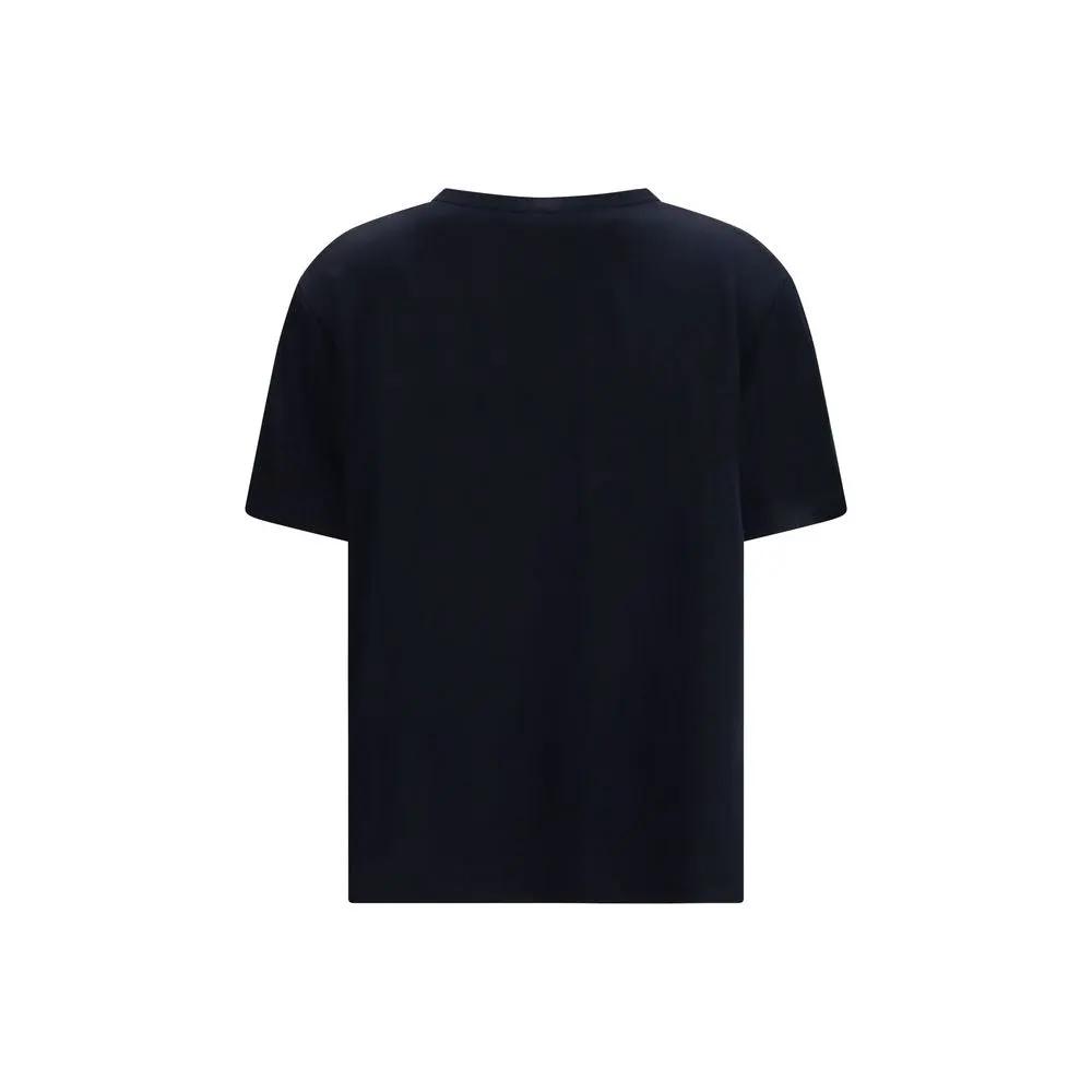 Fabiana Filippi T-shirt en viscose bleu