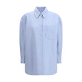 Chemise en laine polaire bleue Fabiana Filippi