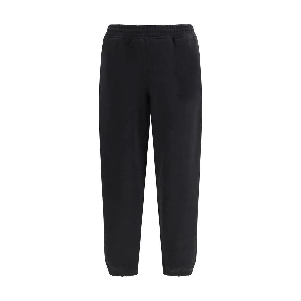 Pantalon de jogging Burberry en coton noir (pantalon de sport)