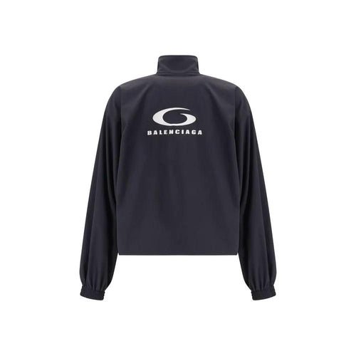 Balenciaga Black Polyester Shell Jacket