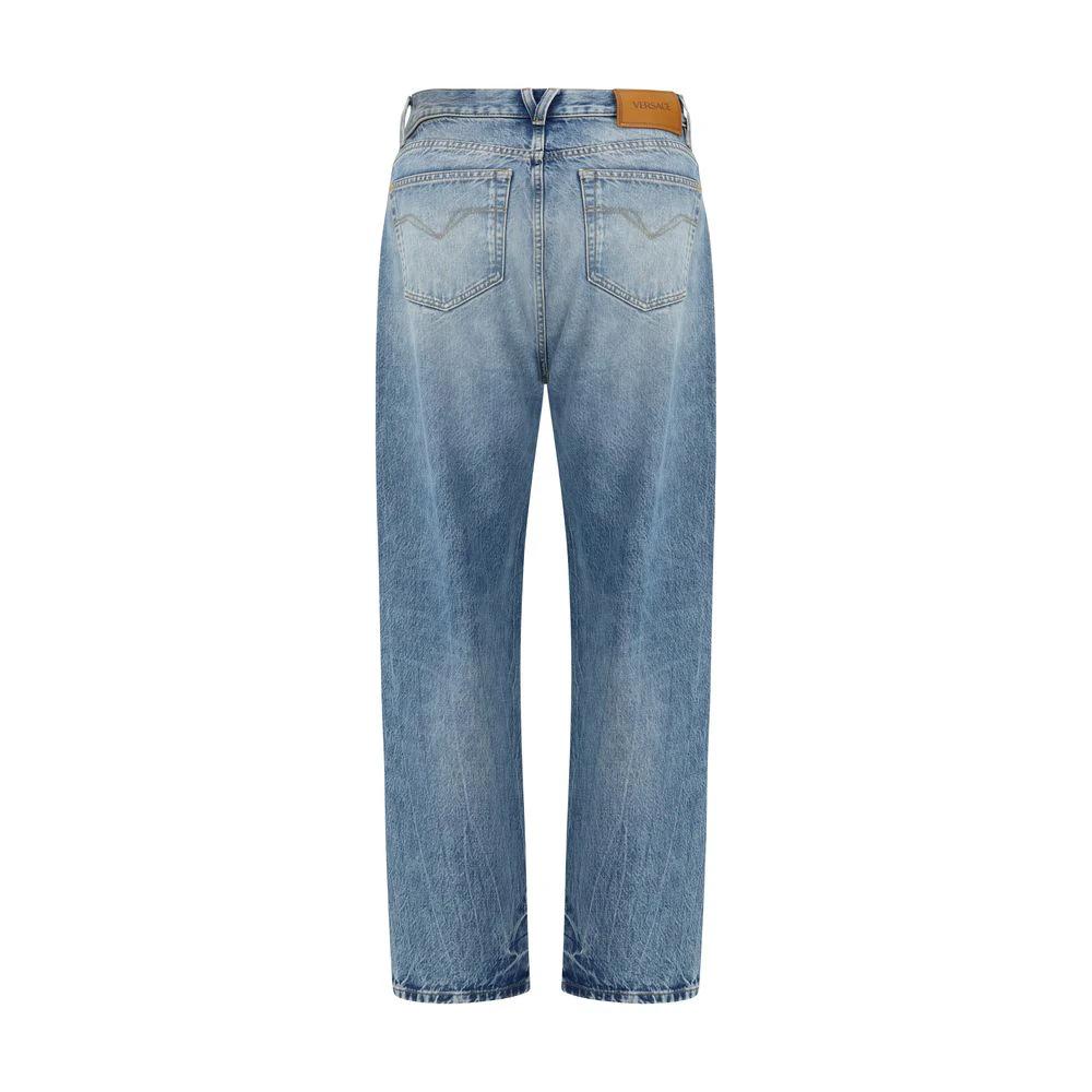 Versace Blue Cotton Jeans Denim by Versace