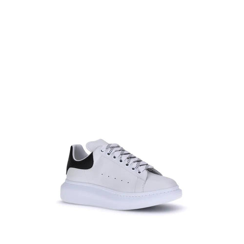Baskets à plateforme Alexander McQueen Bos Taurus en cuir de veau blanc